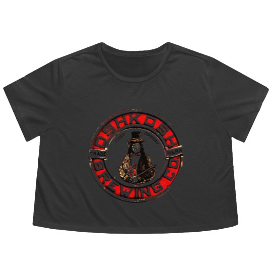 Discover Chief Oshkosh Beer Flowy Cropped Tees