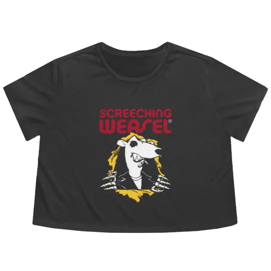 Discover Weasel Brigade Flowy Cropped Tees