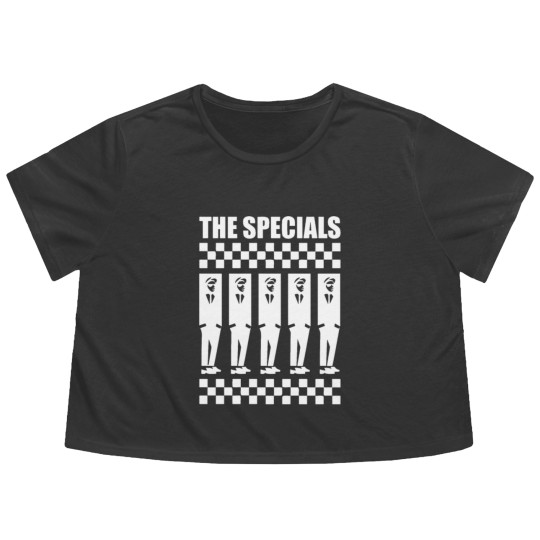 Discover 2 Tone Records The Specials Label Flowy Cropped Tees