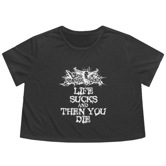 Discover Upon a burning body - Awesome song Flowy Cropped Tees Flowy Cropped Tees
