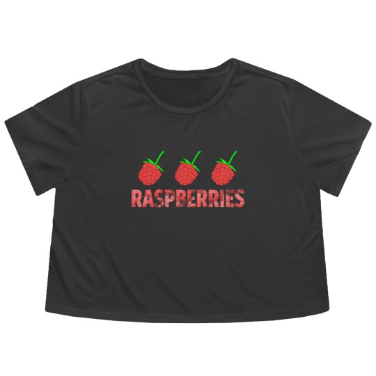 Discover RASPBERRIES Flowy Cropped Tees