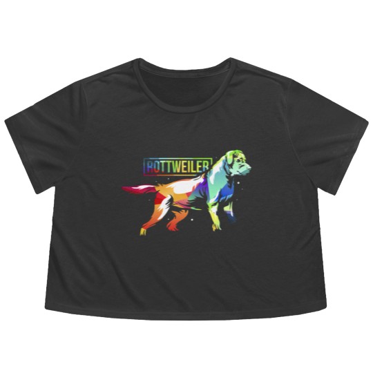 Discover Shepherd dog Rottweiler breeder Flowy Cropped Tees