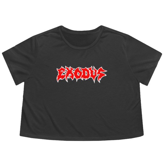 Discover Exodus Thrash metal Flowy Cropped Tees