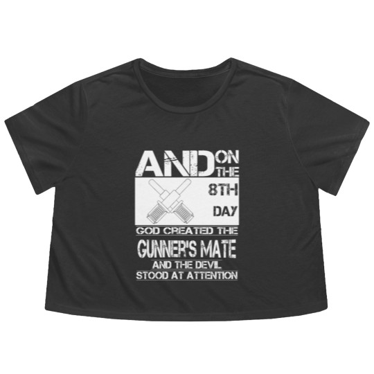 Discover Gunner's mate - On the 8th day God created them Flowy Cropped Tees
