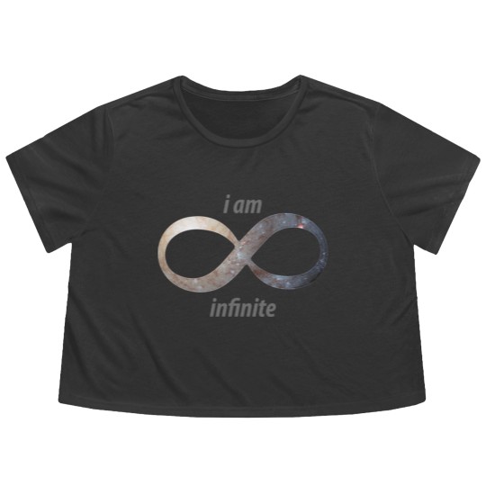 Discover i am infinite - infinity Flowy Cropped Tees