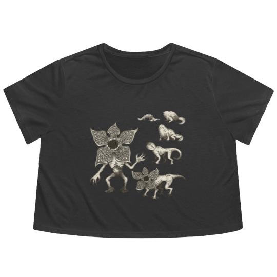 Discover Demogorgons Evolution - Demogorgon - Flowy Cropped Tees