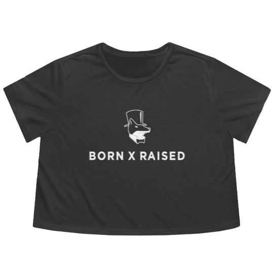 Discover born x raised Flowy Cropped Tees