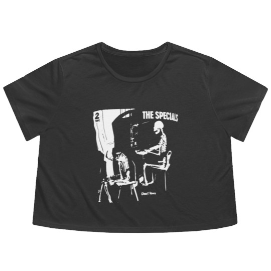 Discover The Specials Ghost Town Flowy Cropped Tees