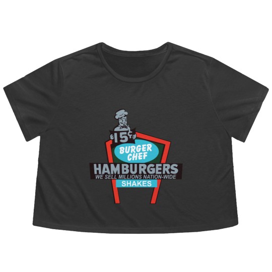 Discover Burger Chef - Burger Chef - Flowy Cropped Tees