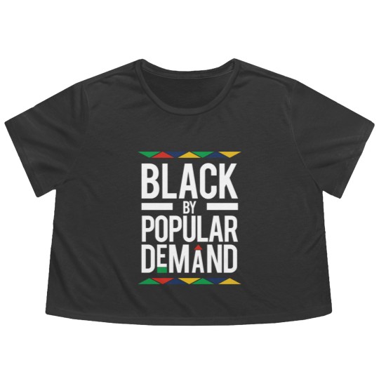 Discover Black By Popular Demand - Black By Popular Demand - Flowy Cropped Tees