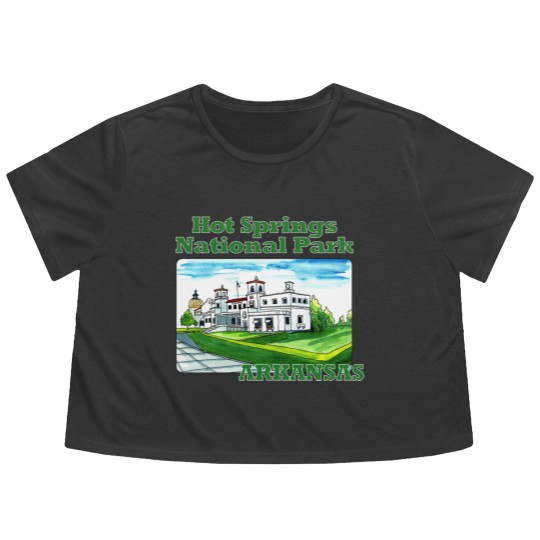 Discover Hot Springs National Park, Arkansas - Hot Springs National Park - Flowy Cropped Tees
