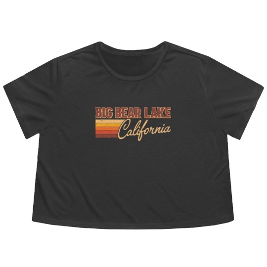 Discover Big Bear Lake California - Big Bear Lake California - Flowy Cropped Tees