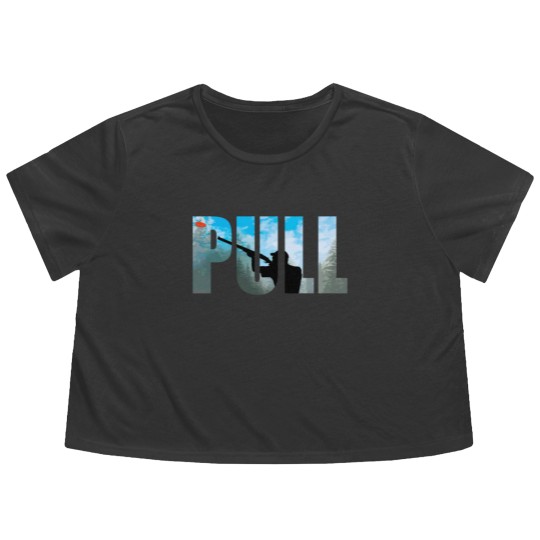 Discover Skeet Trap Clay Breaker Shotgun Shooting Sporting Flowy Cropped Tees