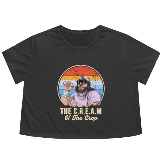 Discover The C.R.E.A.M of the crop Randy Savage legend - Macho Man - Flowy Cropped Tees