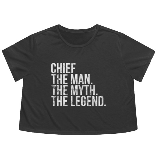 Discover chief man myth legend Flowy Cropped Tees