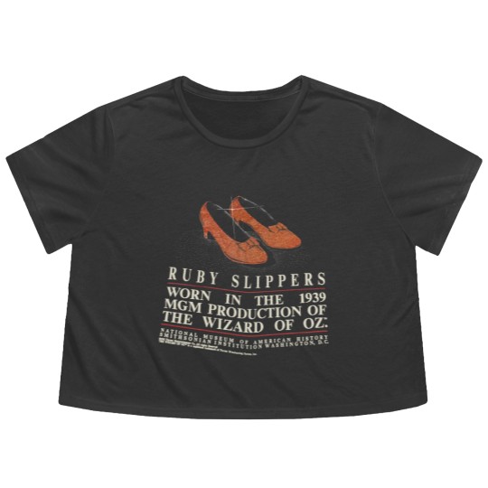 Discover Vintage The Wizard Of Oz Dorothy Ruby Slippers Flowy Cropped Tees Made In USA
