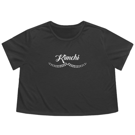 Discover Funny Kimchi - Spicy Pickled Cabbage Radish Flowy Cropped Tees