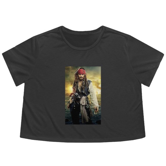 Discover johnny depp Classic Flowy Cropped Tees