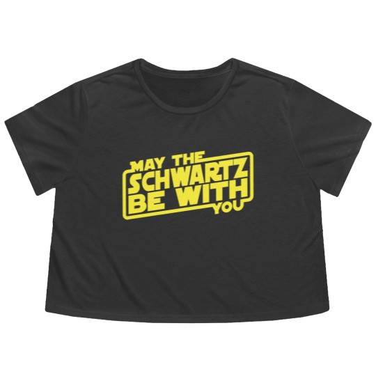 Discover May The Schwartz Be With You - Spaceballs - Flowy Cropped Tees