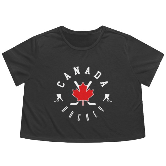 Discover Canada National Team - Canada Hockey - Flowy Cropped Tees