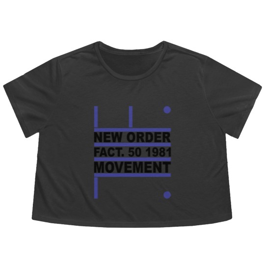 Discover New Order - Movement Flowy Cropped Tees