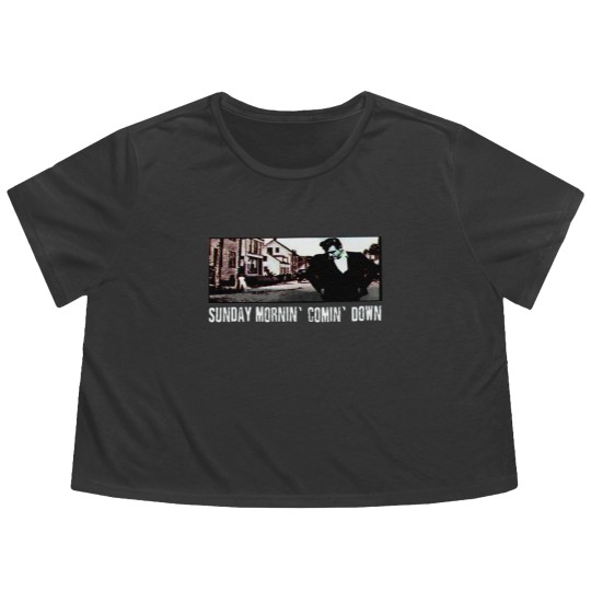 Discover Johnny Cash  Sunday Mornin Comin Down Flowy Cropped Tees, Johnny Cash Flowy Cropped Tees, Johnny Cash Flowy Cropped Tees, Johnny Cash Flowy Cropped Tees, Johnny Cash Gifts