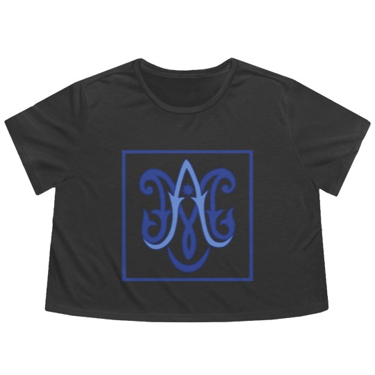 Discover Ave Maria Flowy Cropped Tees