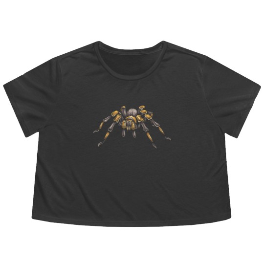 Discover Tarantula Flowy Cropped Tees