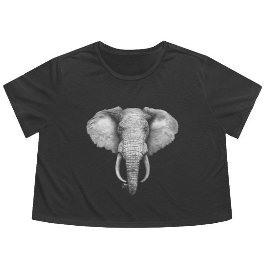 Discover Elephant - Elephant - Flowy Cropped Tees