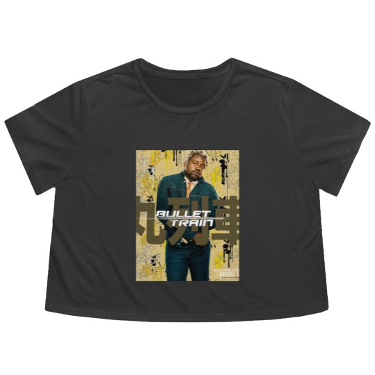 Discover Bullet Train Lemon Flowy Cropped Tees