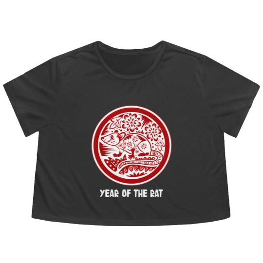 Discover Year of the Rat - Year Of The Rat - Flowy Cropped Tees