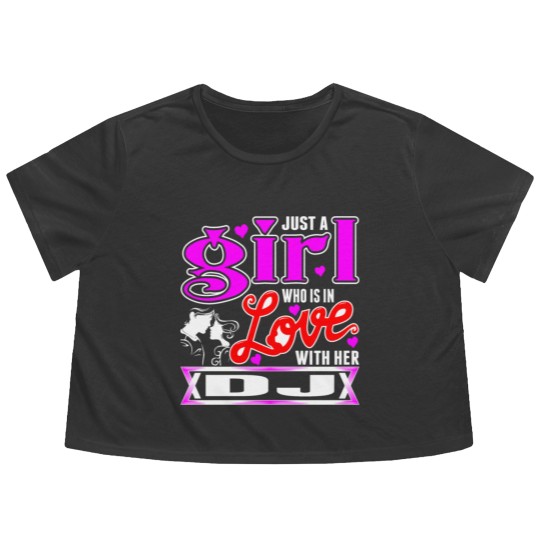 Discover A Girl Love With Her DJ Flowy Cropped Tees