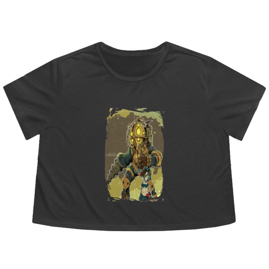 Discover Bio Shocked - Bioshock - Flowy Cropped Tees