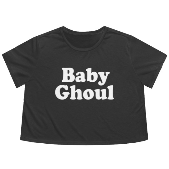 Discover Baby Ghoul - Cooper Font - Flowy Cropped Tees