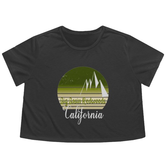 Discover Big Basin Redwoods California Flowy Cropped Tees