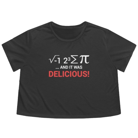 Discover I Ate Some Pie Math - Math - Flowy Cropped Tees