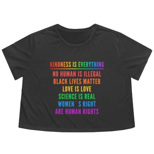 Discover Human rights quotes Flowy Cropped Tees