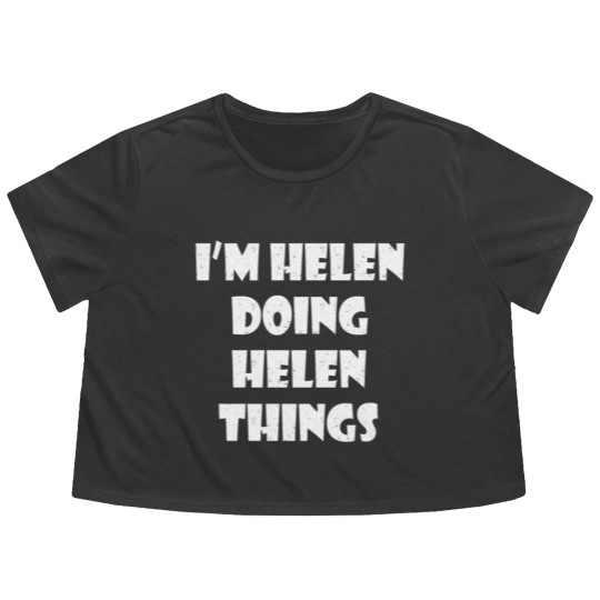 Discover Helen Flowy Cropped Tees