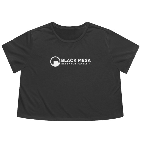 Discover Black Mesa Research Facility Logo inspired by Half Life - Black Mesa Research Facility - Flowy Cropped Tees