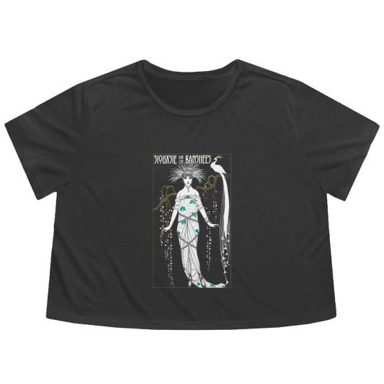 Discover Siouxsie and the Banshees Art Nouveau - Siouxsie And The Banshees - Flowy Cropped Tees
