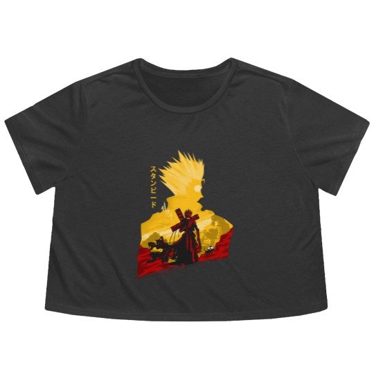 Discover Humanoid Typhoon - Trigun - Flowy Cropped Tees