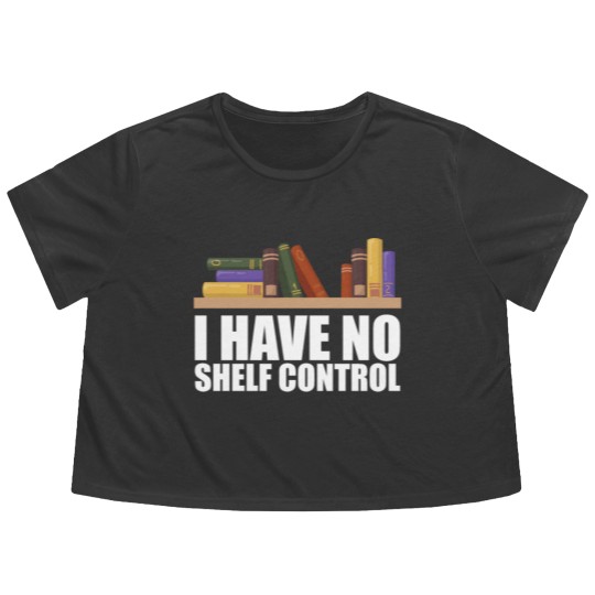 Discover Library - I have no shelf control Flowy Cropped Tees