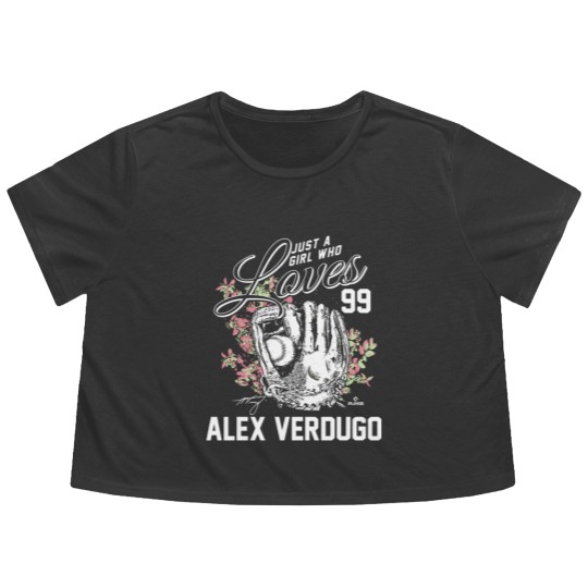 Discover Just A Girl Who Loves Alex Verdugo Flowy Cropped Tees