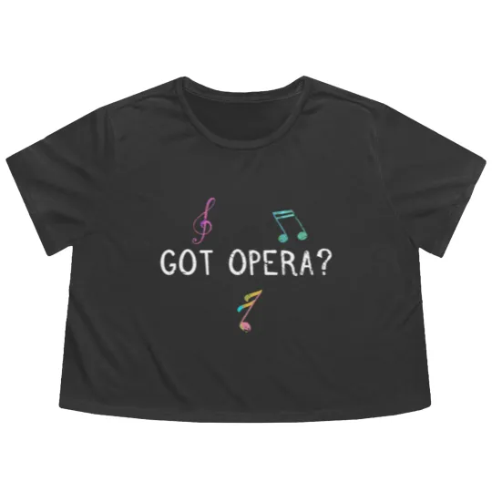Discover Opera Flowy Cropped Tees
