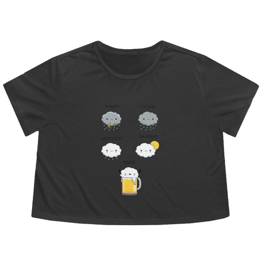 Discover Weather Forecast - Weather - Flowy Cropped Tees