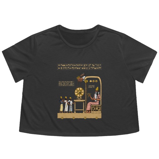 Discover Anunnaki Tablets Flowy Cropped Tees