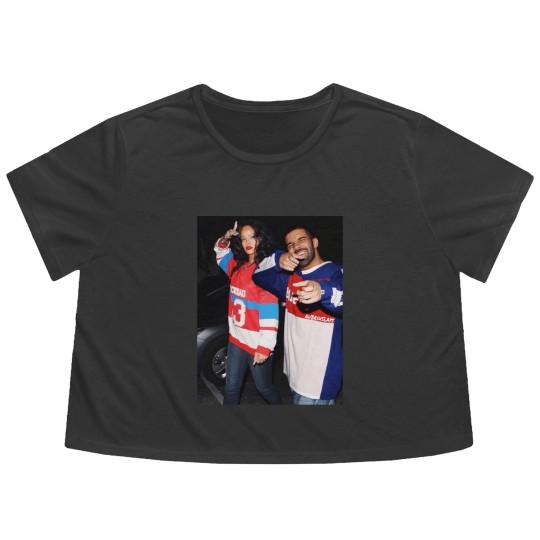 Discover Drake and Rihanna Flowy Cropped Tees