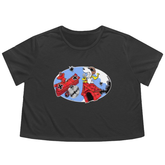 Discover Battling the Red Baron - Cuddleswithcats - Flowy Cropped Tees