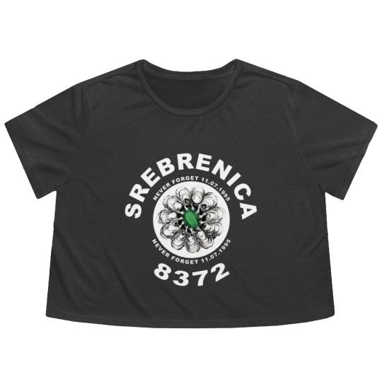 Discover Remembering Srebrenica 8372 Flowy Cropped Tees