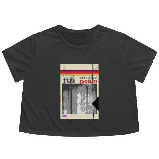 Discover VHS UPSIDE DOWN - Stranger - Flowy Cropped Tees